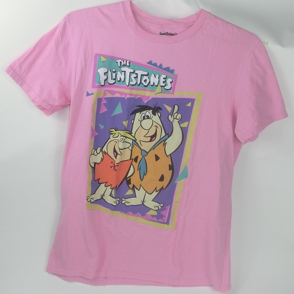 VINTAGE / RETRO FRED & BARNEY FLINSTONES T SHIRT - Picture 1 of 2